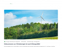 windenergie-freigericht.de Webseite Vorschau