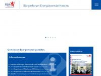 buergerforum-energiewende-hessen.de Webseite Vorschau