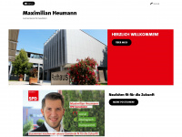maximilian-heumann.de Webseite Vorschau