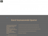 szymanowskiquartet.com Webseite Vorschau