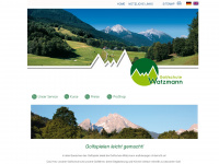 golfschule-watzmann.de Webseite Vorschau