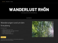 wanderlust-rhoen.de Webseite Vorschau