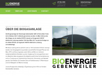bioenergie-gebenweiler.de Webseite Vorschau
