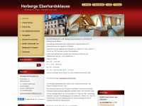 herberge-eberhardsklause.de Webseite Vorschau