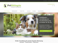 petsitting4u.ch Webseite Vorschau