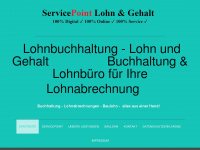 servicepoint-lohn-gehalt.de Webseite Vorschau