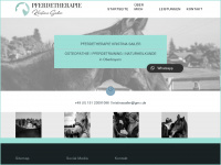 therapie-training-pferde.de Webseite Vorschau