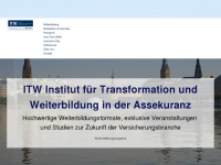 itw-hh.de Webseite Vorschau