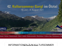 kultursommergurgl.com Webseite Vorschau