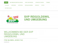 svp-reigoldswil.ch Webseite Vorschau