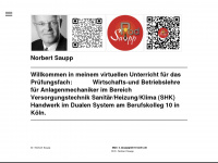 norbertsaupp.de Webseite Vorschau