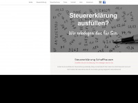 steuern-sh.ch Webseite Vorschau