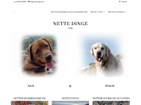 nette-dinge.com Webseite Vorschau