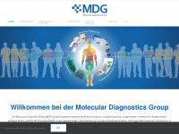 molecular-diagnostics-group.de Webseite Vorschau