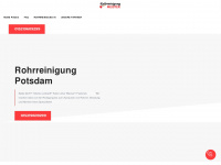 rohrreinigung-in-potsdam.de Webseite Vorschau