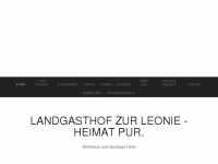 landgasthof-zurleonie.de Webseite Vorschau
