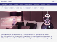clean-and-fresh.eu Webseite Vorschau