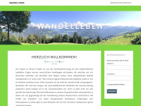 wandelleben.ch Webseite Vorschau