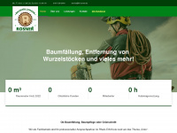 baumfaellungen-rosner.de Webseite Vorschau
