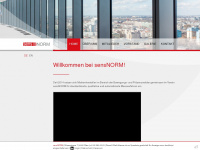 sensnorm.com Webseite Vorschau