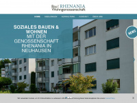 bwg-rhenania.ch Webseite Vorschau