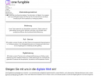 onefungible.de Webseite Vorschau