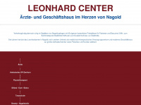 leonhard-center.de Webseite Vorschau