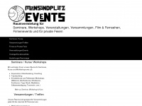 mainsandplatz-events.de Webseite Vorschau