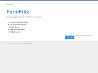 formfritz.de Webseite Vorschau