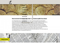 numismatische-kommission.de Webseite Vorschau