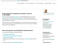 proktologe.net Webseite Vorschau