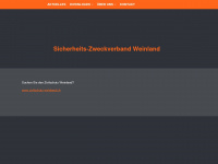 szv-weinland.ch Webseite Vorschau