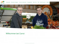 carrot.de Webseite Vorschau