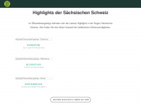 elbsandstein-gebirge.info Webseite Vorschau