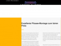 ostsee-plissee.de Webseite Vorschau