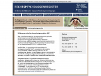 rechtspsychologen-register.de Webseite Vorschau