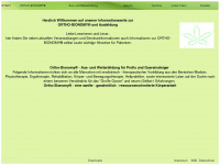 ortho-bionomy-germany.de Webseite Vorschau