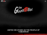 thegeneration.band Webseite Vorschau