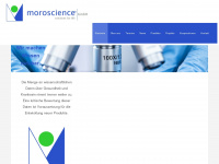 moroscience.com Webseite Vorschau