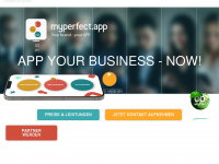 myperfect.app Webseite Vorschau
