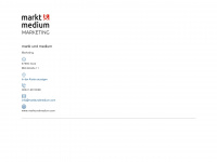 marktundmedium.com Webseite Vorschau