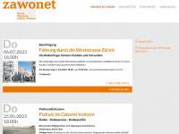 zawonet.ch Webseite Vorschau