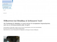 vock-metallbau.de Webseite Vorschau