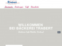 baeckerei-trabert.de Webseite Vorschau