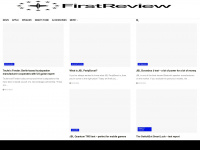 firstreview.eu Webseite Vorschau