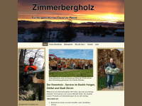 zimmerbergholz.ch Webseite Vorschau