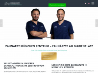 zahnaerzte-marienplatz.de Webseite Vorschau