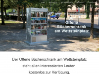 buecherschrank-wettstein.ch Webseite Vorschau