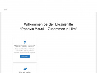 ukrainehilfe-ileu.de Webseite Vorschau