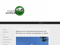 gersbacher-hof.de Webseite Vorschau